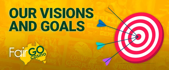 Fair Go Casino project goals - information about the site's goal